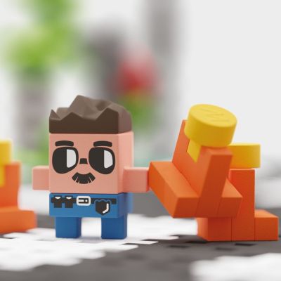 6. Marioinex Mini-Waffelbausteine – Stadt: Straße, 280 Teile