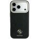 3. Guess Stripe Peony 4G Logo MagSafe Hülle für iPhone 17 Pro Max / 18 Pro Max - Schwarz