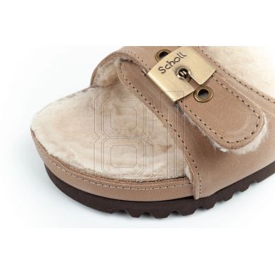 6. Scholl Iconic MEG Taupe W F303171062 Flip-Flops