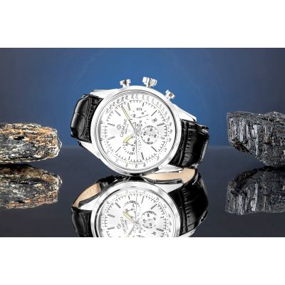 6. Giewont Chronograph Saphir Silber Herrenuhr GW7650-A1