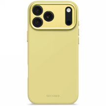 Decoded Antimikrobielle Silikon-Backcover MagSafe für iPhone 17 Pro Max – Gelb