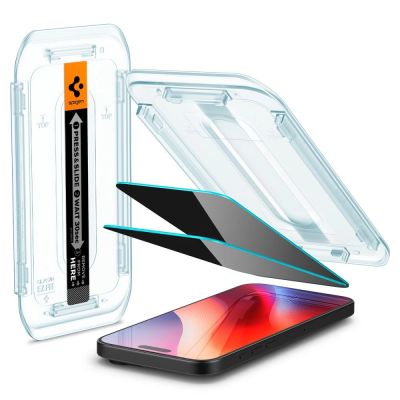 2. Spigen Glas.tR EZ Fit Privacy Tempered Glass für iPhone 16 Pro Max / 17 Pro Max - 2 Stk.