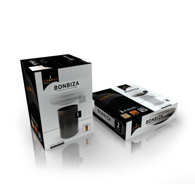 24. BONFEU GARTENKAMIN BONBIZA SCHWARZ
