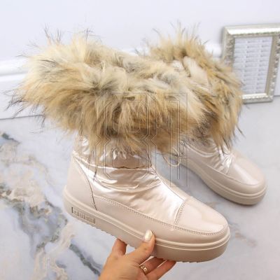 3. Big Star W INT1924B beige Fell Plateau Schneestiefel
