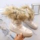 3. Big Star W INT1924B beige Fell Plateau Schneestiefel