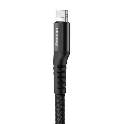 2. Baseus Fish Eye Feder USB-A / Lightning 2A Kabel 1m - schwarz