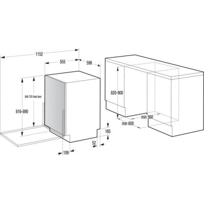 6. GORENJE GV16D5 Einbau-Geschirrspüler