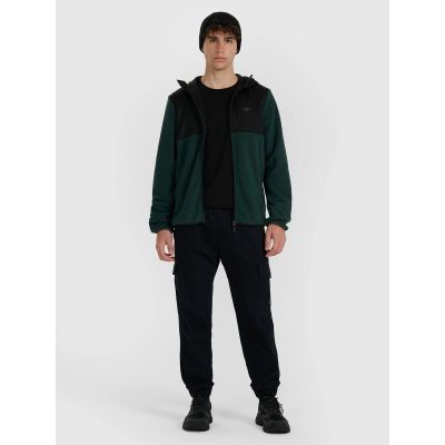 4. Herren-Fleecejacke mit Kapuze, Größe 4F 4FWAW25TFLEM417-40S