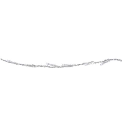 6. Weihnachtsbaumbeleuchtung, Lichtvorhang, Wasserfall, für den Außenbereich, 220 LEDs, kaltweiß, 5 Geschwindigkeiten