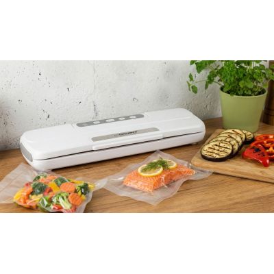 11. ESPERANZA Vakuumiergerät für Lebensmittel Steak Tatar Weiß 107W EKV001