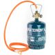 6. Reduzieranschluss an eine Touristengasflasche G 3/8" L - 7/16" Schlauch 1,5 m