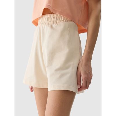 3. Damen Baumwoll-Sweatshorts 4F