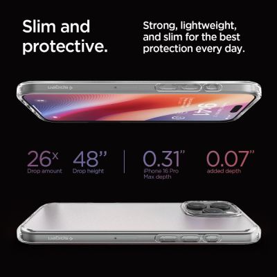 9. Spigen Ultra Hybrid-Hülle für iPhone 16 Pro Max – transparent