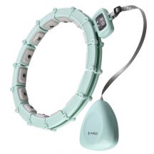 Hula Hoop HMS HHM14 mit Magneten, Gewicht und Zähler grün