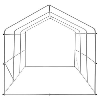 50. Gewächshaus-Gartentunnel 200x350x200CM PE-Grünstahlkonstruktion