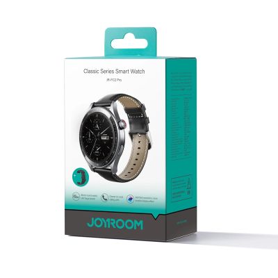 9. Joyroom Classic Series JR-FC2 Pro Smartwatch mit Anrufannahmefunktion – Dunkelgrau