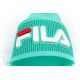 6. Fila Damen-Sport-Flip-Flops Morro, bequeme grüne Hausschuhe für den Pool