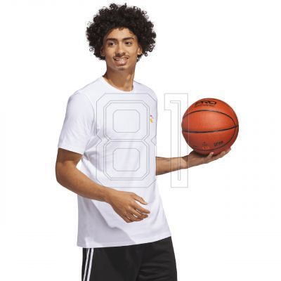 4. Adidas Lil Stripe Spring Break Graphic Kurzarm-Basketball-T-Shirt M IC1868