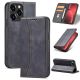 11. Magnet Fancy Case Hülle für iPhone 14 Flip Cover Wallet Ständer schwarz