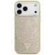 3. Guess Glitter Triangle Logo MagSafe Hülle für iPhone 17 Pro Max - Gold