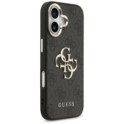 4. Guess 4G Big 4G Classic Logo Hülle für iPhone 17 - Schwarz und Gold