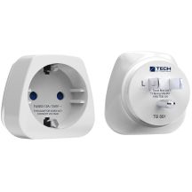 TRAVEL BLUE Reiseadapter SCHUCKO -> USA