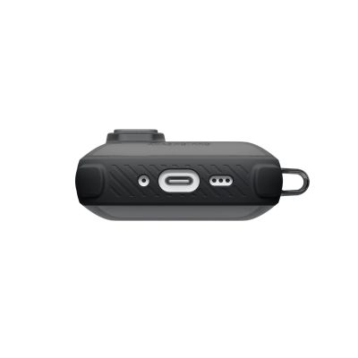 3. AmazingThing Titan Pro Mag Hülle, transparent, für AirPods Pro 3 - Schwarz