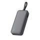 Cuktech LPB200N 40W 20000mAh Powerbank mit integriertem Kabel – Grau