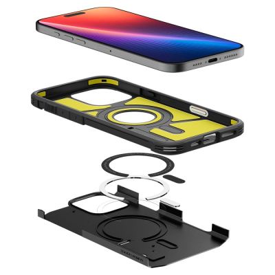 6. Spigen Tough Armor „T“ MagSafe Hülle für iPhone 16 Pro Max – Schwarz