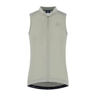 Rogelli Damen-Radtrikot ärmellos ESSENTIAL taupe L