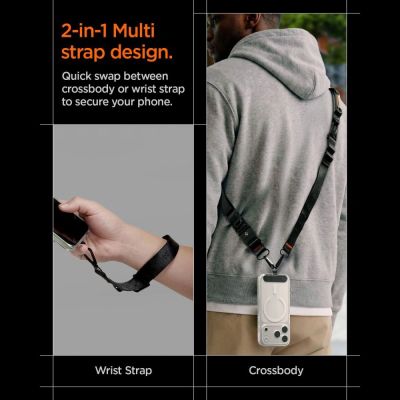 9. Spigen DA30M Stap Crossbody Handy-Lanyard - Schwarz