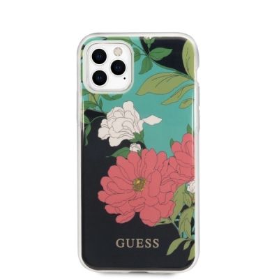 3. Guess GUHCN65IMLFL01 iPhone 11 Pro Max schwarz/schwarz N°1 Flower Collection
