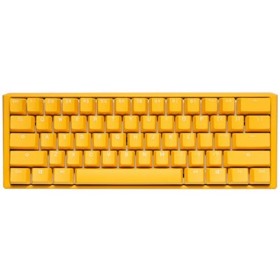 6. Ducky One 3 Mini Gelb Gaming-Tastatur USB QWERTY US-Englisch Gelb