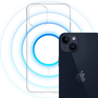4. 3mk Clear MagCase Hülle für Apple iPhone 14 Plus – transparent