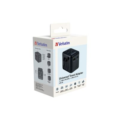13. Verbatim 49544 Universal-Netzsteckeradapter Schwarz