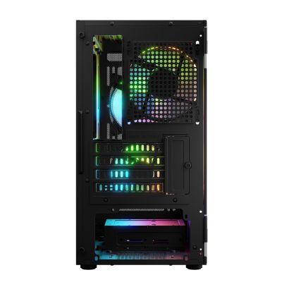 14. LOGIC HOUSING PORTOS ARGB MINI USB 3.0 SCHWARZ