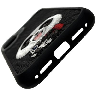 4. Nimmy Big Eyed Pet 2.0 Panda Hülle für iPhone 17 - Schwarz