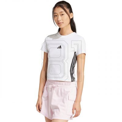 2. adidas Essentials 3-Streifen Slim Baby T-Shirt W JE1239