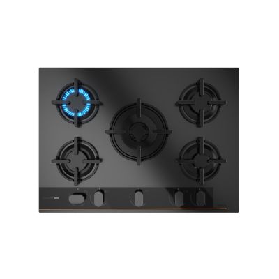 3. Teka GBC 75 Infinity G1 Schwarz Einbaugerät 70 cm Gas 5 Zonen