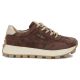 3. braune Leder-Plateau-Sneaker Filippo DP7498