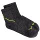 3. BUFF DryFlx Quarter-Socken 137790999 Schwarz 36–38