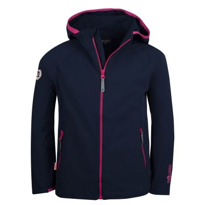 Stretchjacke für Mädchen Trollkids Girls Kvalvika Jacket navy/magenta (329-114)