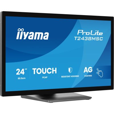 2. iiyama ProLite T2438MSC-B2 Computermonitor 60,5 cm (23,8") 1920 x 1080 px Full HD LED-Touchscreen Schwarz