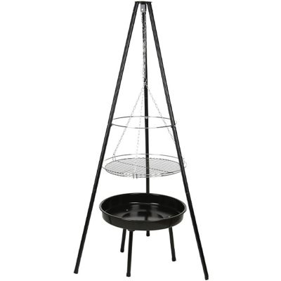 9. Gartengrill zum Aufhängen an einem Stativ, 52 cm