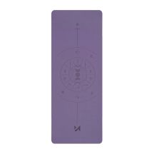 Wozinsky WNSP-NKP Gymnastikmatte 183 x 61 x 0,5 cm für Yoga und Gymnastik aus Naturkautschuk – lila