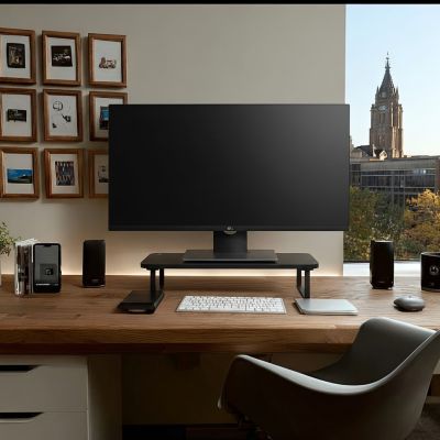 13. MACLEAN Monitor-/Laptopständer, max. 20 kg, (500 x 260 x 122 mm), MC-933