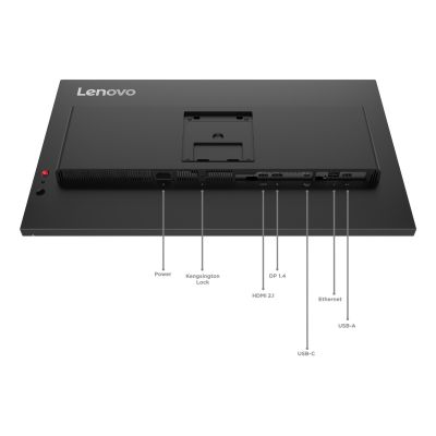 34. Lenovo ThinkVision T27UD-40 Intrusion Protection Monitor (IPS), 27", 16:9, 60 Hz, 4 ms, 3840 x 2160 Pixel, 350 cd/m², HDMI-Anschlüsse: 1, Eclipse, 36 Monate Garantie