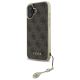 2. Guess 4G Charms Collection Hülle für iPhone 16 Plus – braun