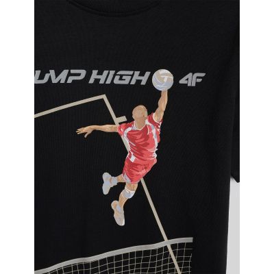 7. Jungen-T-Shirt im Regular Fit mit Print 4F 4FJRAW26TTSHM4345-20S