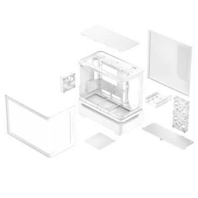 14. Gehäuse ASUS PRIME AP202 TG ARGB WHITE